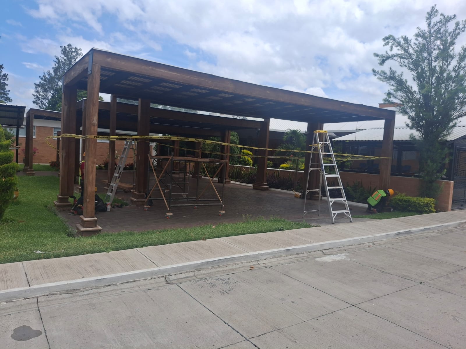 Vista panorámica de la obra